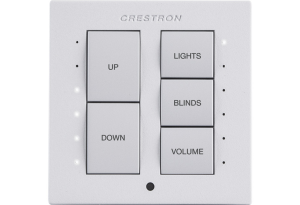 Crestron C2NI-CB-W-T - Crestron® Cameo® Uluslararası Tuş Takımları, tek gruplu Avru