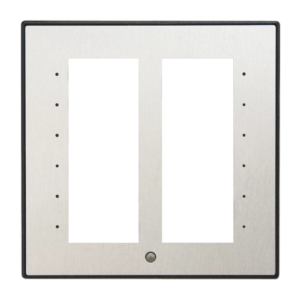 Crestron C2NI-INETI-FPB-T-S-STEEL - Cameo® International Tuş Takımı için Mimari Ön Panel, Siyah