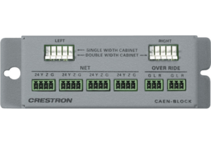 Crestron CAEN-BLOCK — CAEN ve CAENIB Otomasyon Muhafazaları için Cresnet® Ağ Sonlandırma Bloğu