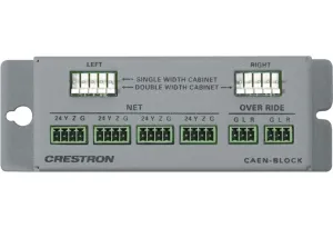 Crestron CAEN-BLOCK — CAEN ve CAENIB Otomasyon Muhafazaları için Cresnet® Ağ Sonlandırma Bloğu