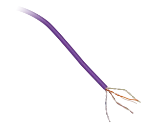 Crestron CBL-CAT5E-ZUMNET-P-SP500 — LAN Kablolama için Net İletişimli CAT5e Kablo Zum® Kontrol Sistemleri, Plenum, Mor,