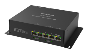 Crestron CEN-SWPOE-5AC - Dört bağlantı noktasında PoE bulunan 5 bağlantı noktalı Giga