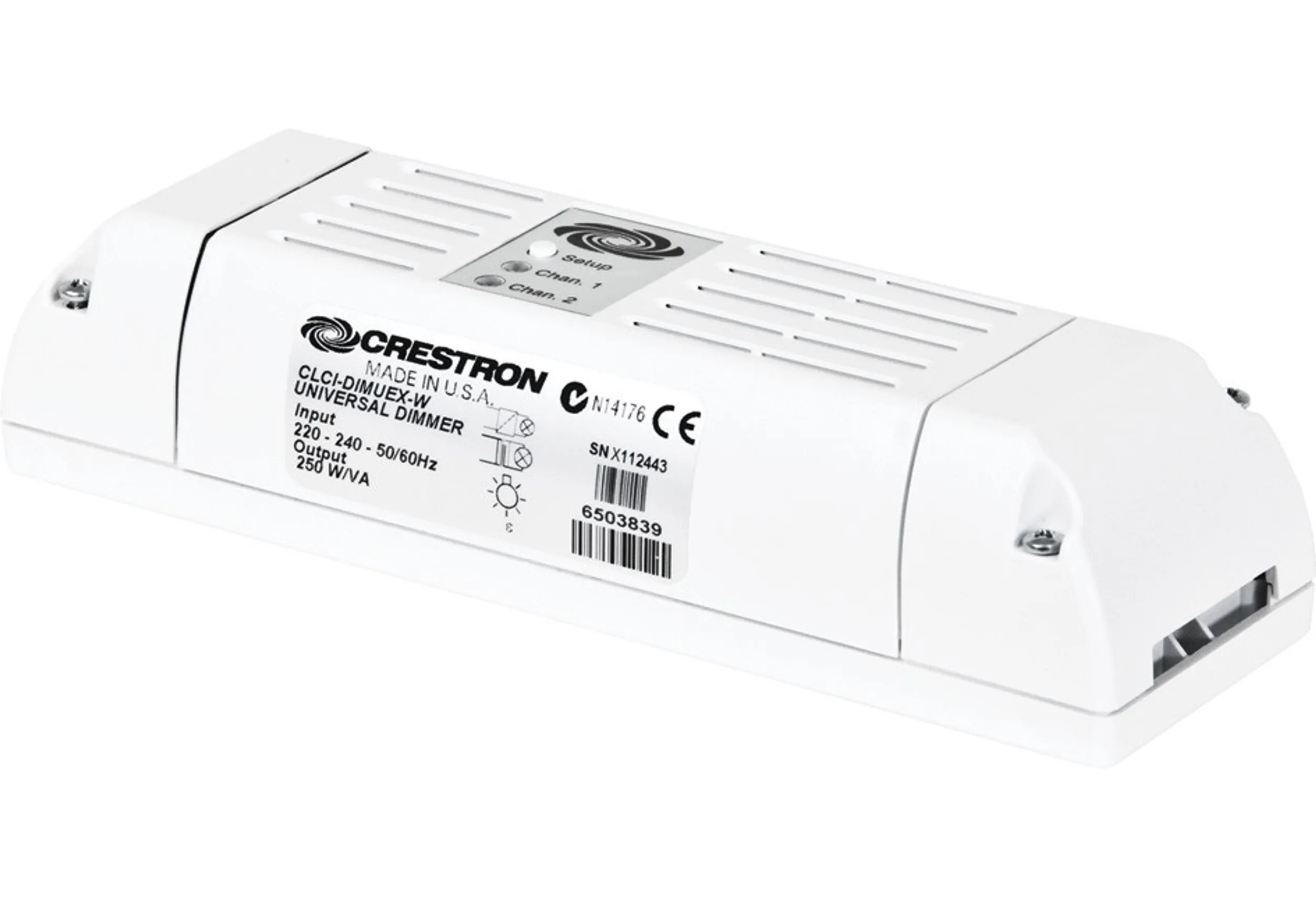 Crestron CLCI-DIMUEX-W — Tavan İçi Dimmer, infiNET EX® Kablosuz, 230VAC