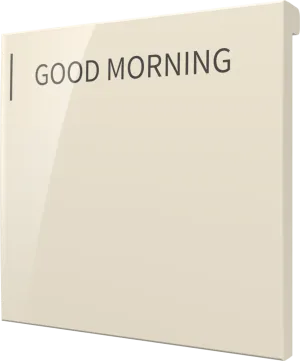 Crestron CM2-BTN-LG-A-S ENGRAVED — Cameo® 2 Arkadan Aydınlatmalı, Gravürlenebilir Buton, Büyük, Badem Pürüzsüz, Özel İşl