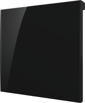 Crestron CM2-BTN-LG-B-S BLANK — Cameo® 2 Arkadan Aydınlatmalı, Gravür Edilebilir Buton, Büyük, Siyah Pürüzsüz, Boş