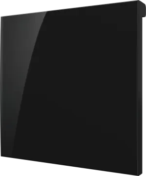 Crestron CM2-BTN-LG-B-S BLANK — Cameo® 2 Arkadan Aydınlatmalı, Gravür Edilebilir Buton, Büyük, Siyah Pürüzsüz, Boş