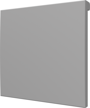 Crestron CM2-BTN-LG-G-T BLANK — Cameo® 2 Arkadan Aydınlatmalı, Gravür Edilebilir Buton, Büyük, Gri Dokulu, Boş