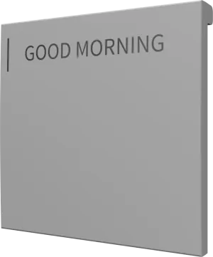 Crestron CM2-BTN-LG-G-T ENGRAVED — Cameo® 2 Arkadan Aydınlatmalı, Gravürlenebilir Buton, Büyük, Gri Dokulu, Özel İşlemel