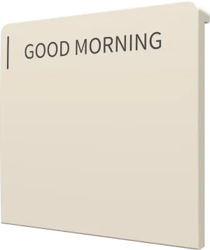Crestron CM2-BTN-LG-TOP-A-T ENGRAVED — Cameo® 2 Arkadan Aydınlatmalı, Gravürlenebilir Buton, Büyük, Üst, Badem Dokulu, Ö