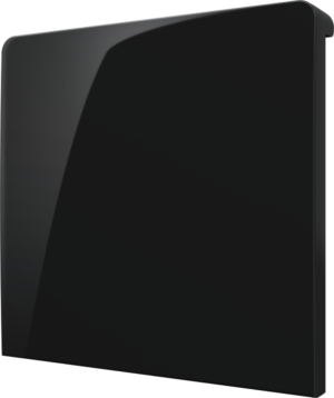 Crestron CM2-BTN-LG-TOP-B-S BLANK — Cameo® 2 Arkadan Aydınlatmalı, Gravür Edilebilir Buton, Büyük, Üst, Siyah Pürüzsüz,