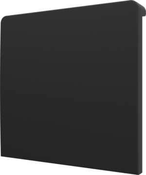 Crestron CM2-BTN-LG-TOP-B-T BLANK — Cameo® 2 Arkadan Aydınlatmalı, Gravür Edilebilir Buton, Büyük, Üst, Siyah Dokulu, Bo
