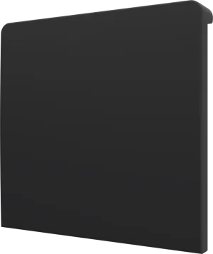 Crestron CM2-BTN-LG-TOP-B-T BLANK — Cameo® 2 Arkadan Aydınlatmalı, Gravür Edilebilir Buton, Büyük, Üst, Siyah Dokulu, Bo