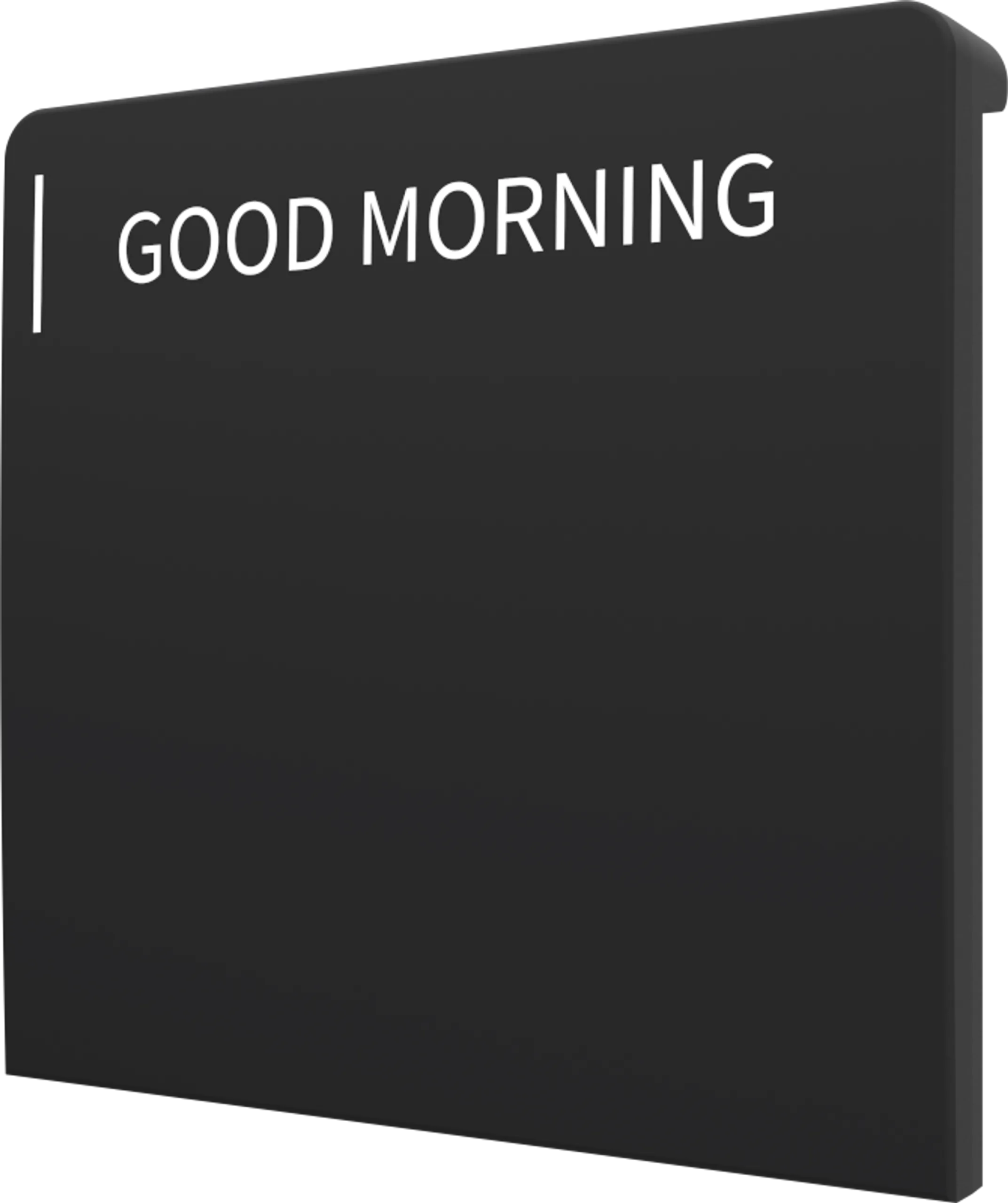 Crestron CM2-BTN-LG-TOP-B-T ENGRAVED — Cameo® 2 Arkadan Aydınlatmalı, Gravür Edilebilir Buton, Büyük, Üst, Siyah Dokulu,