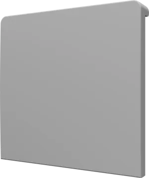 Crestron CM2-BTN-LG-TOP-G-T BLANK — Cameo® 2 Arkadan Aydınlatmalı, Gravür Edilebilir Buton, Büyük, Üst, Gri Dokulu, Boş