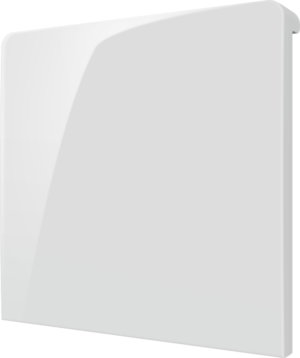 Crestron CM2-BTN-LG-TOP-W-S BLANK — Cameo® 2 Arkadan Aydınlatmalı, Gravür Edilebilir Buton, Büyük, Üst, Beyaz Pürüzsüz,