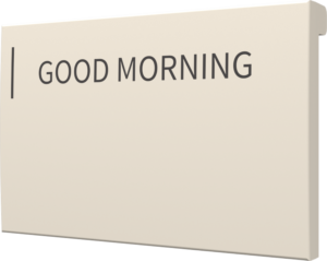 Crestron CM2-BTN-MD-A-T ENGRAVED — Cameo® 2 Arkadan Aydınlatmalı, Gravürlenebilir Buton, Orta, Badem Dokulu, Özel İşleme