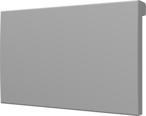 Crestron CM2-BTN-MD-G-T BLANK — Cameo® 2 Arkadan Aydınlatmalı, Gravür Edilebilir Buton, Orta, Gri Dokulu, Boş