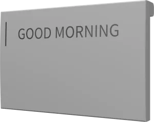 Crestron CM2-BTN-MD-G-T ENGRAVED — Cameo® 2 Arkadan Aydınlatmalı, Gravürlenebilir Buton, Orta, Gri Dokulu, Özel Gravürlü