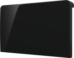 Crestron CM2-BTN-MD-TOP-B-S BLANK — Cameo® 2 Arkadan Aydınlatmalı, Gravür Edilebilir Buton, Orta, Üst, Siyah Pürüzsüz, B