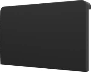 Crestron CM2-BTN-MD-TOP-B-T BLANK — Cameo® 2 Arkadan Aydınlatmalı, Gravür Edilebilir Buton, Orta, Üst, Siyah Dokulu, Boş