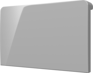 Crestron CM2-BTN-MD-TOP-G-S BLANK — Cameo® 2 Arkadan Aydınlatmalı, Gravür Edilebilir Buton, Orta, Üst, Gri Pürüzsüz, Boş
