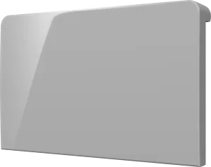 Crestron CM2-BTN-MD-TOP-G-S BLANK — Cameo® 2 Arkadan Aydınlatmalı, Gravür Edilebilir Buton, Orta, Üst, Gri Pürüzsüz, Boş