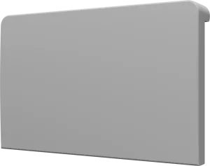 Crestron CM2-BTN-MD-TOP-G-T BLANK — Cameo® 2 Arkadan Aydınlatmalı, Gravür Edilebilir Buton, Orta, Üst, Gri Dokulu, Boş