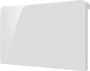 Crestron CM2-BTN-MD-TOP-W-S BLANK — Cameo® 2 Arkadan Aydınlatmalı, Gravür Edilebilir Buton, Orta, Üst, Beyaz Pürüzsüz, B