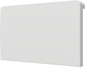 Crestron CM2-BTN-MD-TOP-W-T BLANK — Cameo® 2 Arkadan Aydınlatmalı, Gravür Edilebilir Buton, Orta, Üst, Beyaz Dokulu, Boş