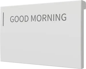 Crestron CM2-BTN-MD-W-T ENGRAVED — Cameo® 2 Arkadan Aydınlatmalı, Gravür Edilebilir Buton, Orta, Beyaz Dokulu, Özel İşle