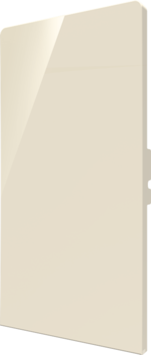 Crestron CM2-BTN-RKR-A-S BLANK — Cameo® 2 Arkadan Aydınlatmalı, Gravür Edilebilir Buton, Rocker, Badem Pürüzsüz, Boş