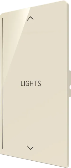 Crestron CM2-BTN-RKR-A-S ENGRAVED — Cameo® 2 Arkadan Aydınlatmalı, Gravürlenebilir Buton, Rocker, Badem Pürüzsüz, Özel G