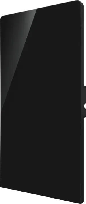 Crestron CM2-BTN-RKR-B-S BLANK — Cameo® 2 Arkadan Aydınlatmalı, Gravür Edilebilir Buton, Rocker, Siyah Pürüzsüz, Boş