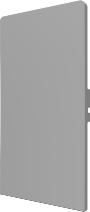 Crestron CM2-BTN-RKR-G-T BLANK — Cameo® 2 Arkadan Aydınlatmalı, Gravür Edilebilir Buton, Rocker, Gri Dokulu, Boş