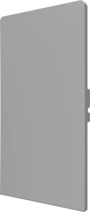 Crestron CM2-BTN-RKR-G-T BLANK — Cameo® 2 Arkadan Aydınlatmalı, Gravür Edilebilir Buton, Rocker, Gri Dokulu, Boş