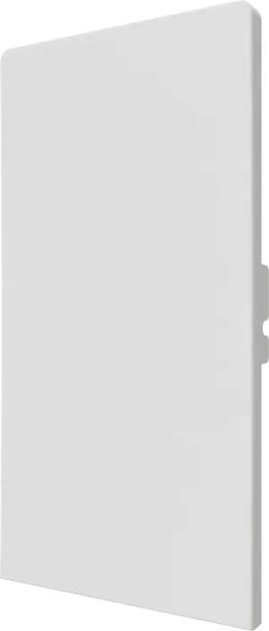 Crestron CM2-BTN-RKR-W-T BLANK — Cameo® 2 Arkadan Aydınlatmalı, Gravür Edilebilir Buton, Rocker, Beyaz Dokulu, Boş