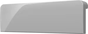 Crestron CM2-BTN-SM-TOP-G-S BLANK — Cameo® 2 Arkadan Aydınlatmalı, Gravür Edilebilir Buton, Küçük, Üst, Gri Pürüzsüz, Bo