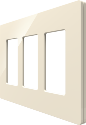 Crestron CM2-FP-G3-A-S — Cameo® 2 Ön Panel, 3'lü, Badem Pürüzsüz