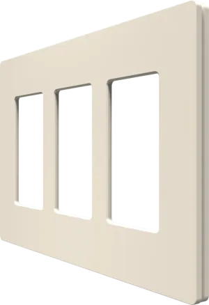 Crestron CM2-FP-G3-A-T — Cameo® 2 Ön Panel, 3'lü, Badem Dokulu