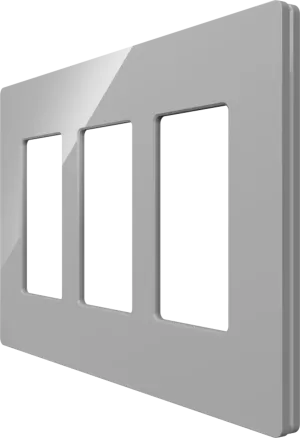 Crestron CM2-FP-G3-G-S — Cameo® 2 Ön Panel, 3'lü, Gri Pürüzsüz