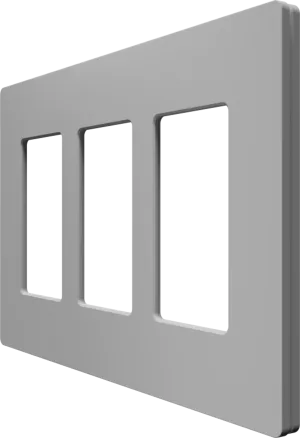 Crestron CM2-FP-G3-G-T — Cameo® 2 Ön Panel, 3'lü, Gri Dokulu