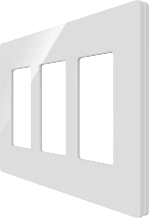 Crestron CM2-FP-G3-W-S — Cameo® 2 Ön Panel, 3'lü, Beyaz Pürüzsüz