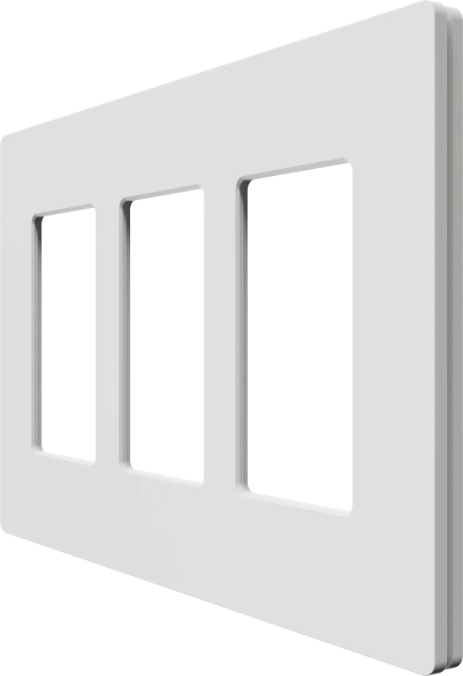 Crestron CM2-FP-G3-W-T — Cameo® 2 Ön Panel, 3'lü, Beyaz Dokulu