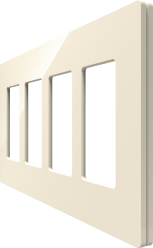 Crestron CM2-FP-G4-A-S — Cameo® 2 Ön Panel, 4'lü, Badem Pürüzsüz