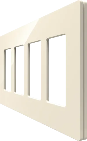 Crestron CM2-FP-G4-A-S — Cameo® 2 Ön Panel, 4'lü, Badem Pürüzsüz