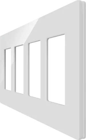 Crestron CM2-FP-G4-W-S — Cameo® 2 Ön Panel, 4'lü, Beyaz Pürüzsüz