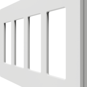 Crestron CM2-FP-G4-W-T - Cameo® 2 ön panelleri tuş takımları, dimmerler ve anahtarlar