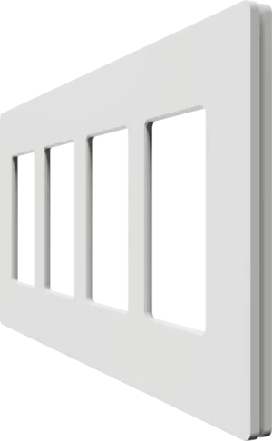 Crestron CM2-FP-G4-W-T — Cameo® 2 Ön Panel, 4'lü, Beyaz Dokulu