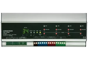 Crestron DIN-1DIM4 — 4 Kanal Dimmer, 1 Besleme, DIN Ray Montajı