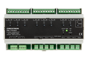 Crestron DIN-1TSTAT8 - Çok bölgeli radyant ısıtma sistemleri için DIN rayına monte